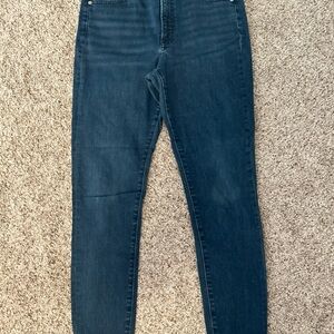 Express High Rise Hyper Stretch Skinny Jeans, 8R